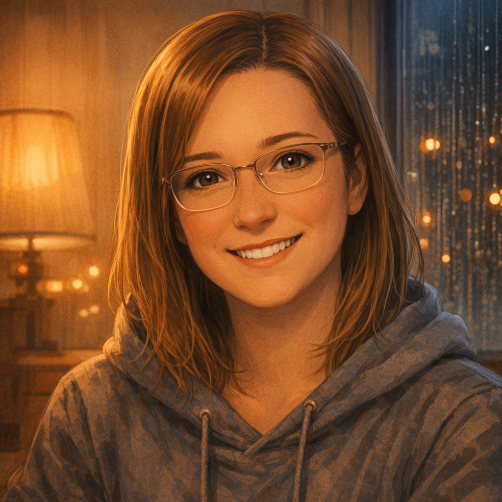 Portrait of Sara, illustrated in the game's art style